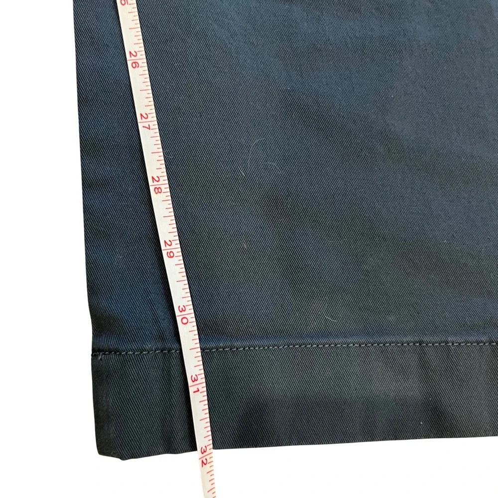 J.Crew Flex‎ Straight Fit Chino Pants Navy Blue 35x32 H3186 New